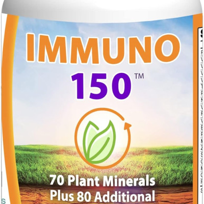 Immuno 150 Daily Body, Mind and Immune System Support, 150 Capsules (Pack of 1)