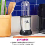 Magic Bullet Blender, Small, Silver, 11 Piece Set